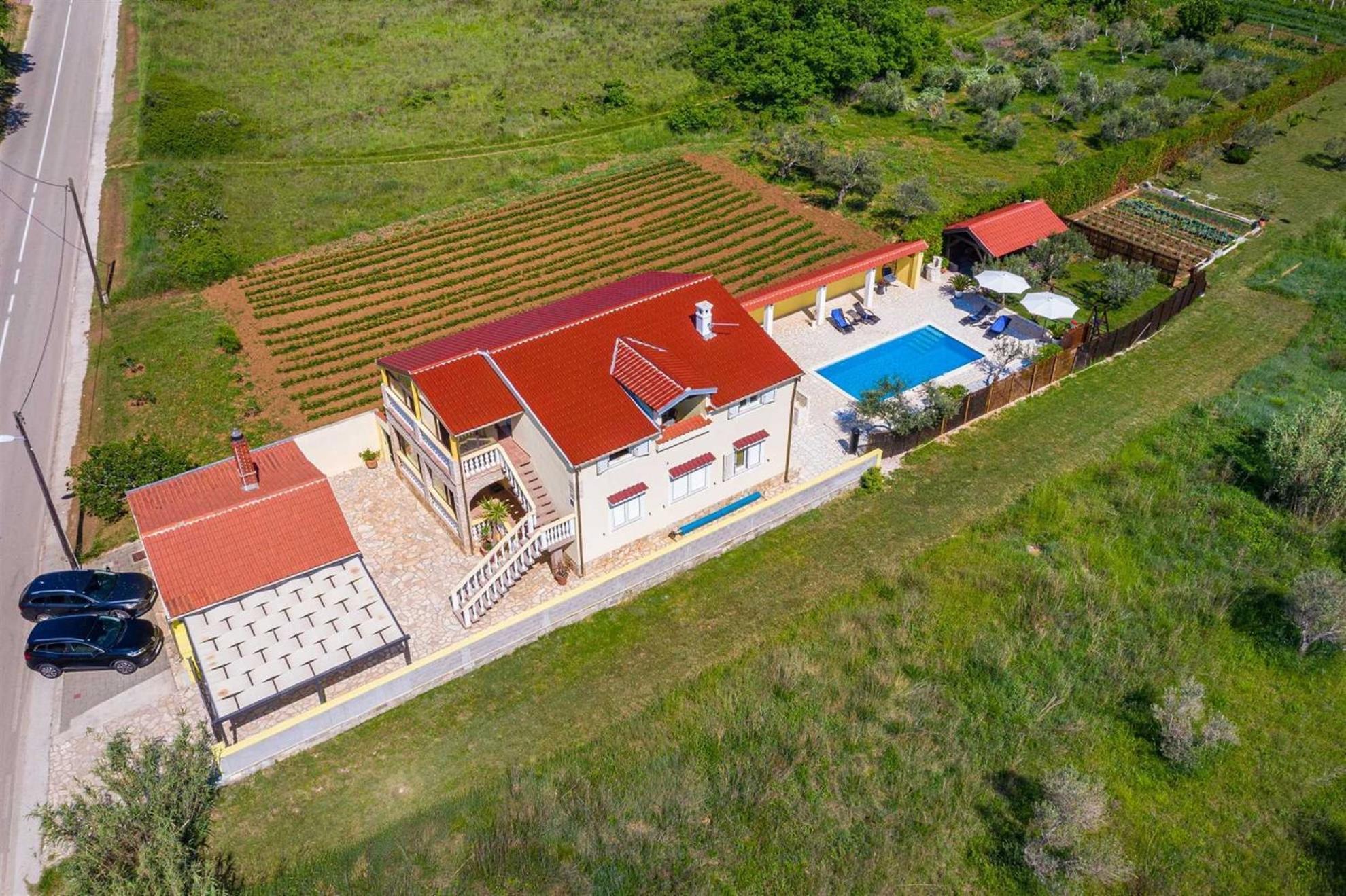 Apartment House Simoni With Pool, Zadar County プリヴラカ エクステリア 写真